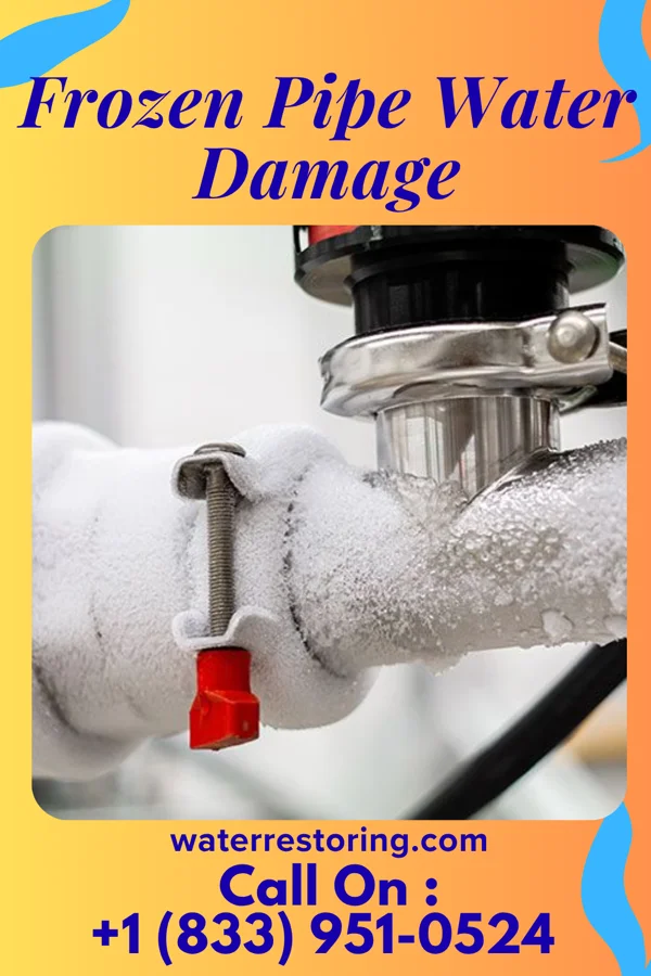 Frozen Pipe Water Damage in West Des Moines, IA